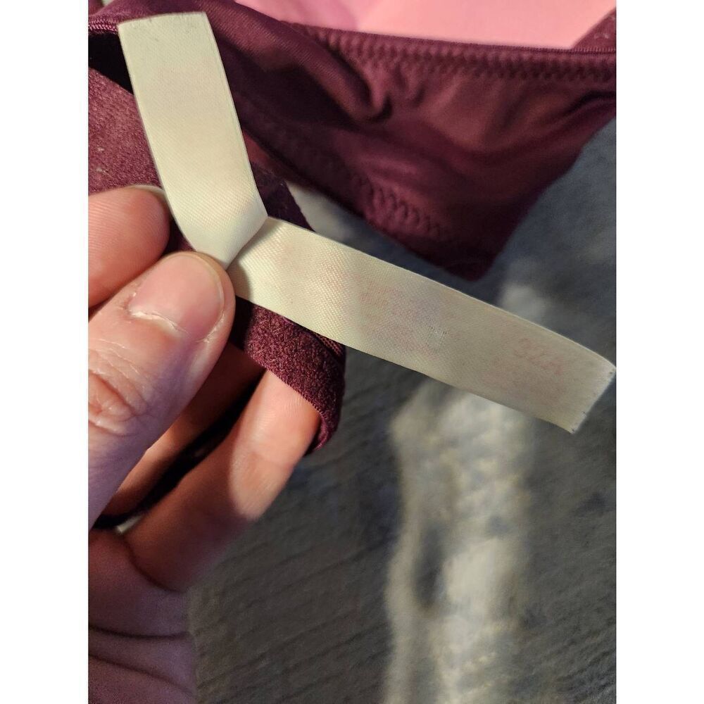 Victoria's Secret PINK Size 32A Super Push Up Bra Maroon - Picture 4 of 4